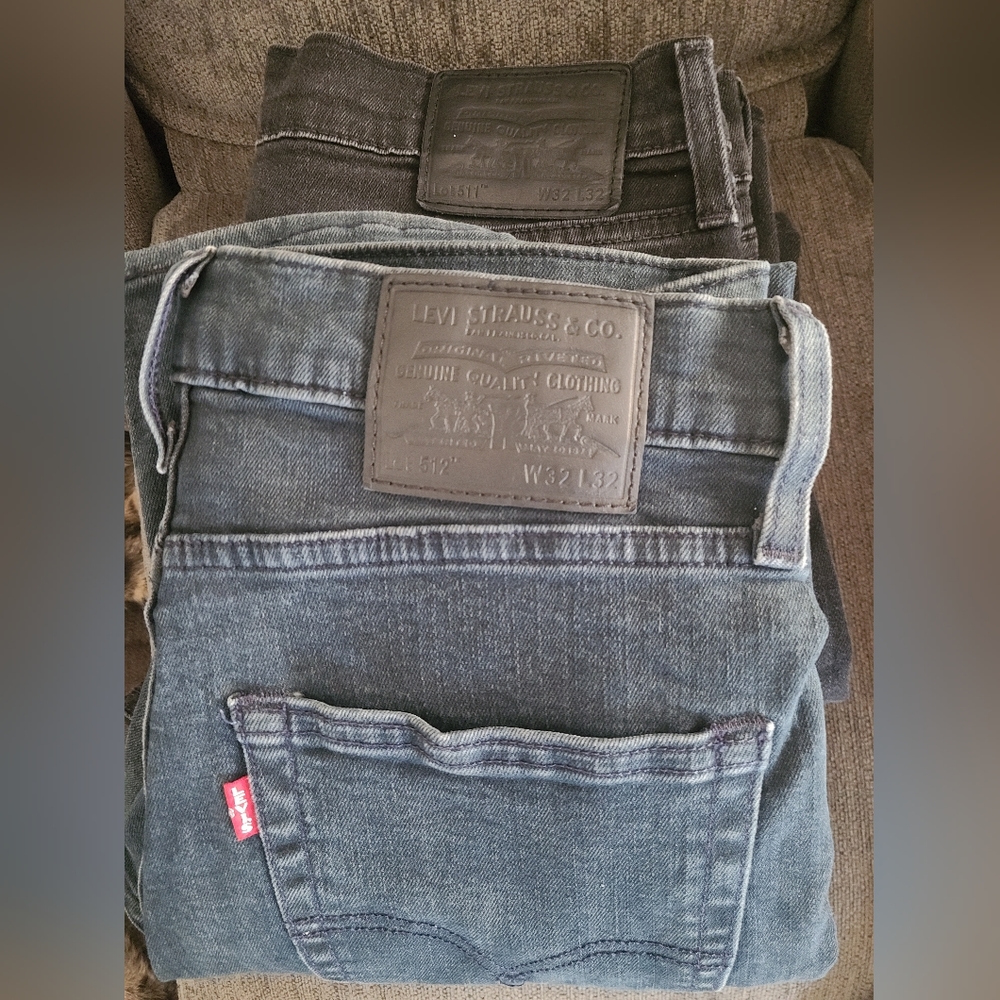 Levis 511 and 512 Big E jeans